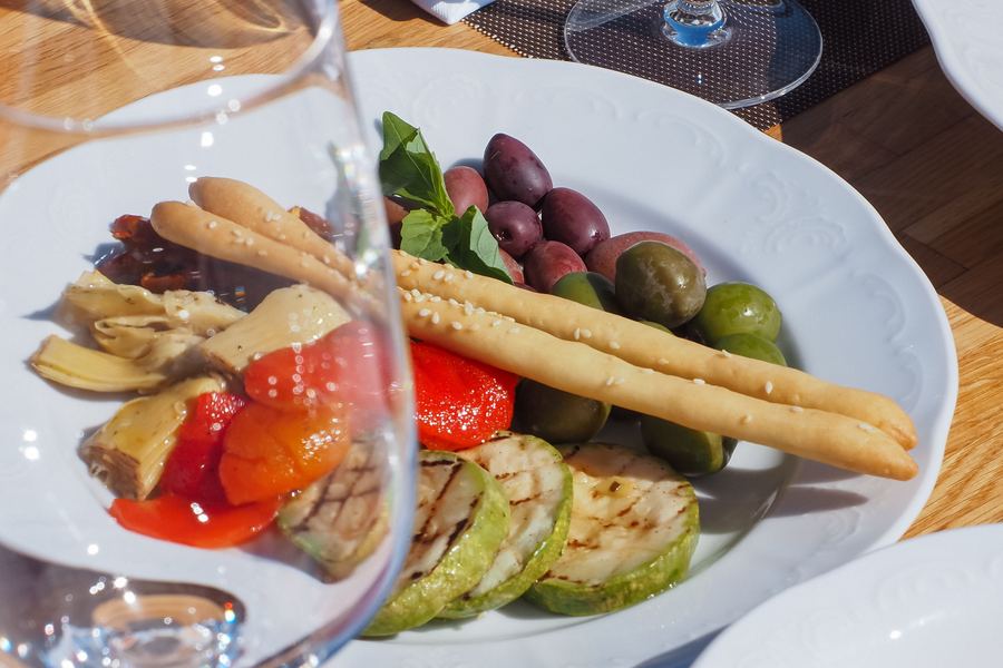 A dish served on board