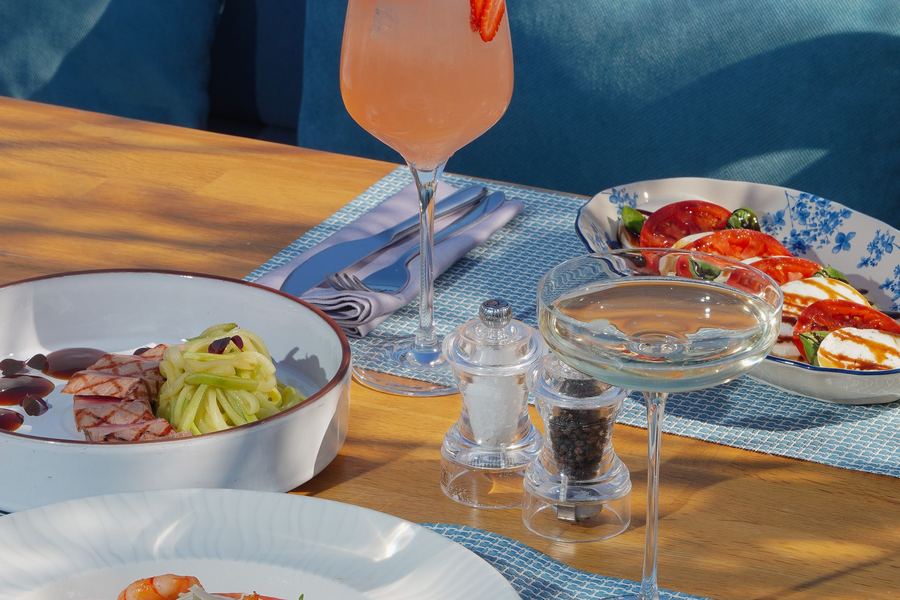 A dish served on board