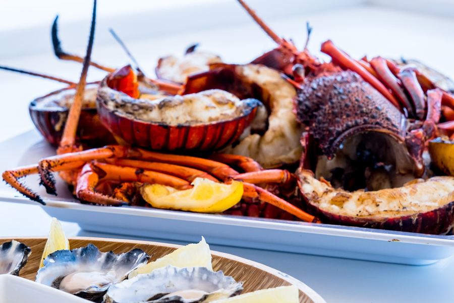 A dish served on board