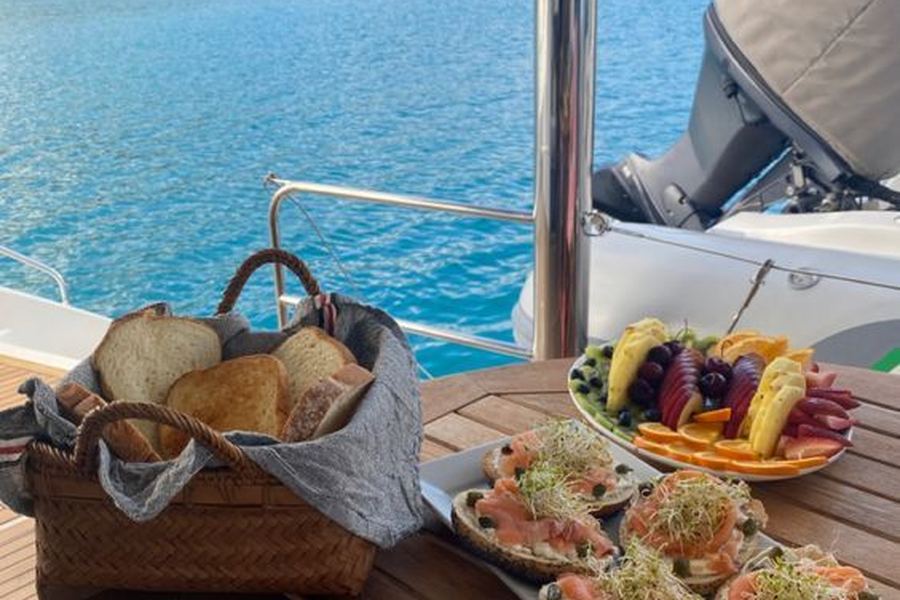 A dish served on board