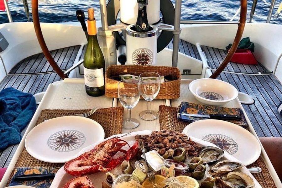 A dish served on board